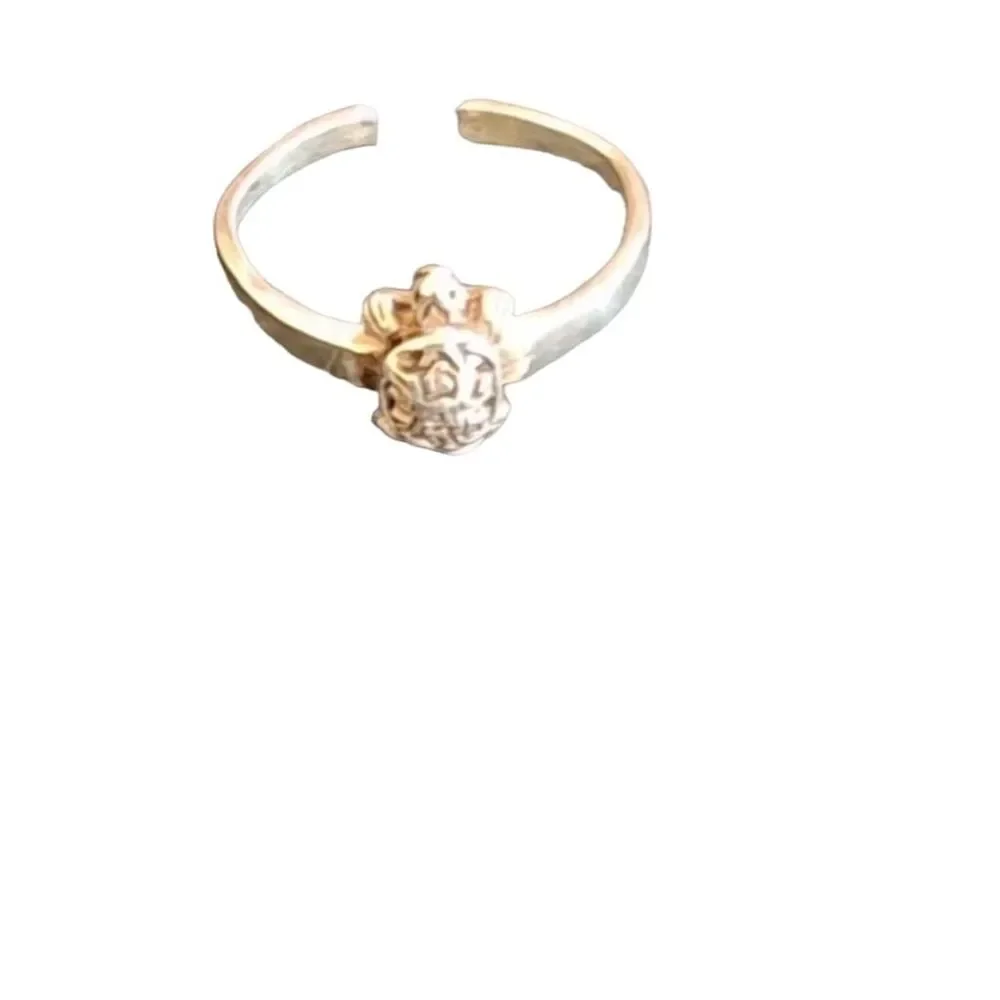 Vintage Sterling Silver Turtle Adjustable Ring Unisex Ocean Theme